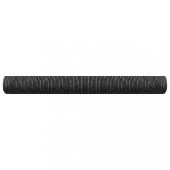 antracitszürke HDPE belátásgátló háló 2 x 50 m 75 g/m²