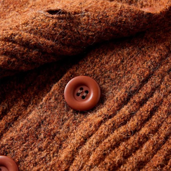 Konyak színű kötött gyerekkardigán 92