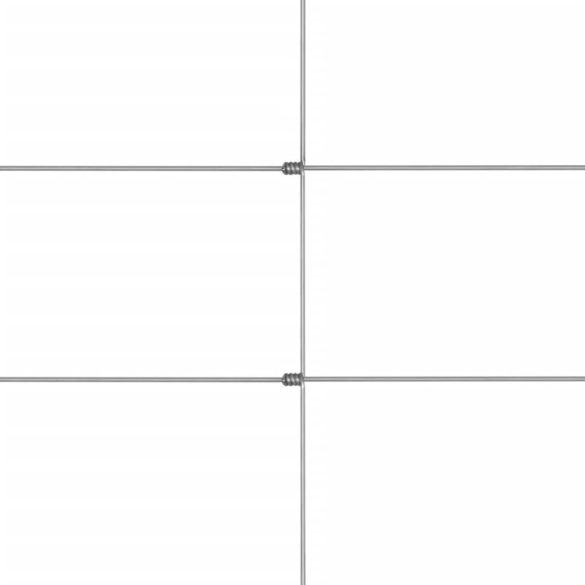 ezüstszínű horganyzott acél kerti kerítés 50 x 1,5 m