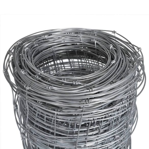 ezüstszínű horganyzott acél kerti kerítés 50 x 1,6 m