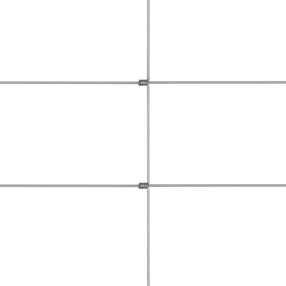 ezüstszínű horganyzott acél kerti kerítés 50 x 1,6 m