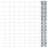 ezüstszínű horganyzott acél kerti kerítés 50 x 1,25 m