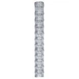 ezüstszínű horganyzott acél kerti kerítés 50 x 1,25 m