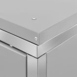 acél tároló gurítható szemeteskukához 69 x 77,5 x 112,5 cm