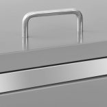 acéltároló két gurítható szemeteskukához 138 x 77,5 x 112,5 cm