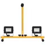 meleg fehér fényű fogantyúval ellátott LED-es reflektor 2x10 W