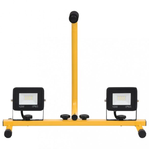 meleg fehér fényű fogantyúval ellátott LED-es reflektor 2x10 W