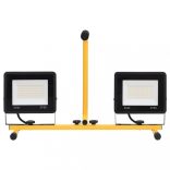 meleg fehér fényű fogantyúval ellátott LED-es reflektor 2x50 W