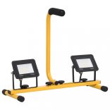 hideg fehér fényű fogantyúval ellátott LED-es reflektor 2x20 W