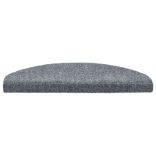 5 db öntapadós lépcsőszőnyeg 65 x 21 x 4 cm világosszürke félkör alakú nagy