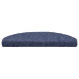 5 db öntapadós lépcsőszőnyeg 65 x 21 x 4 cm kék félkör alakú nagy