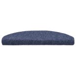 10 db öntapadós lépcsőszőnyeg 65 x 21 x 4 cm kék félkör alakú nagy