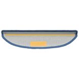 10 db kék félkör alakú lépcsőszőnyeg 56 x 17 x 3 cm