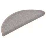 10 db világosbarna, félkör alakú, nagy lépcsőszőnyeg 65 x 24 x 4 cm