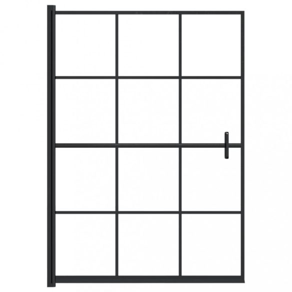 fekete ESG zuhanykabin 100 x 140 cm