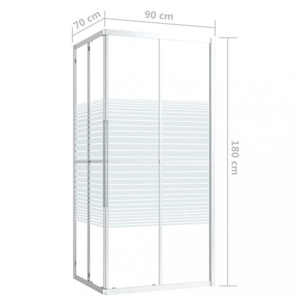 ESG zuhanykabin 90 x 70 x 180 cm