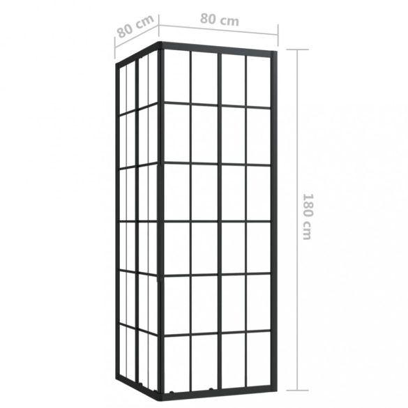 ESG zuhanykabin 80 x 80 x 180 cm