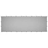 fekete acél kutyakennel 330 x 110 x 110 cm