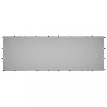 ezüstszínű acél kutyakennel 330 x 110 x 110 cm