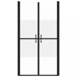 félig matt ESG zuhanyajtó (93-96) x 190  cm