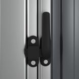 szürke horganyzott acél kerti fészer 180,5 x 97 x 209,5 cm