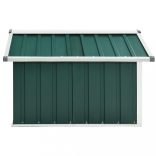 zöld horganyzott acél kerti robotfűnyíró-tároló 92 x 97 x 63 cm