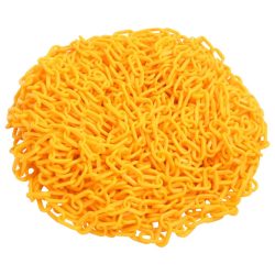 sárga műanyag figyelmeztetőlánc 100 m Ø8 mm