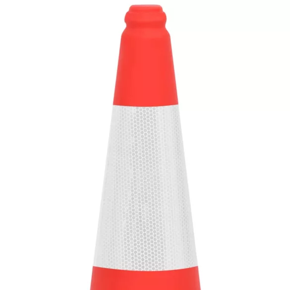 10 db nehéz talapzatú fényvisszaverő közlekedési bója 75 cm