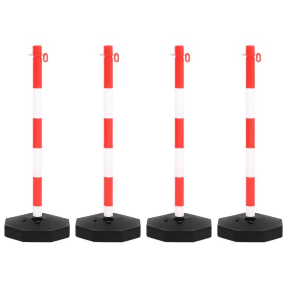 lánctartóoszlop-szett 10 m-es műanyag lánccal