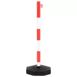 lánctartóoszlop-szett 10 m-es műanyag lánccal