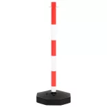 lánctartóoszlop-szett 10 m-es műanyag lánccal