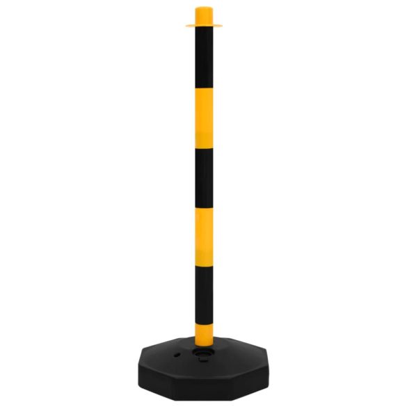 lánctartóoszlop-szett 10 m-es műanyag lánccal