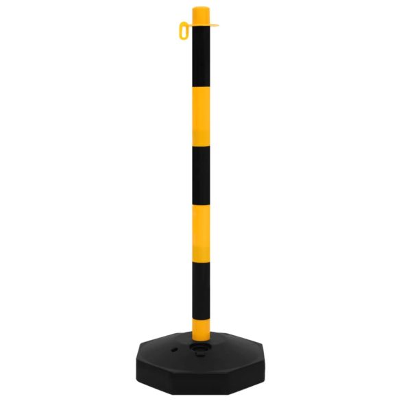 lánctartóoszlop-szett 10 m-es műanyag lánccal