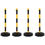 lánctartóoszlop-szett 10 m-es műanyag lánccal