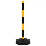 lánctartóoszlop-szett 10 m-es műanyag lánccal