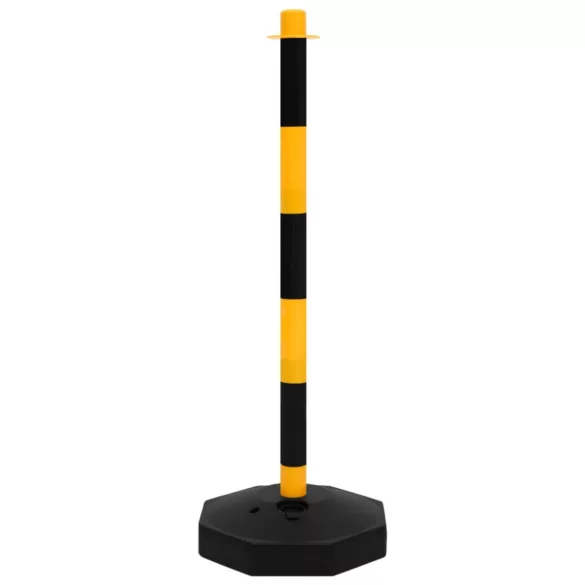 lánctartóoszlop-szett 10 m-es műanyag lánccal