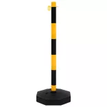 lánctartóoszlop-szett 10 m-es műanyag lánccal