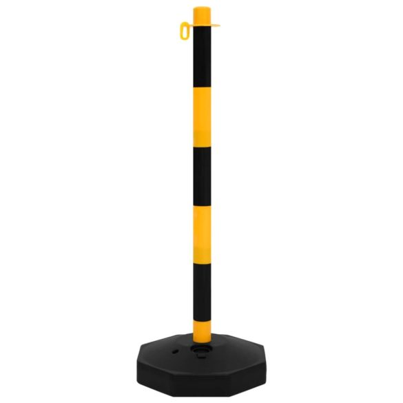 lánctartóoszlop-szett 10 m-es műanyag lánccal