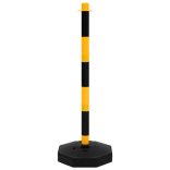 lánctartóoszlop-szett 10 m-es műanyag lánccal