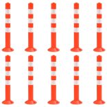 10 db PE forgalomterelő oszlop 75 cm