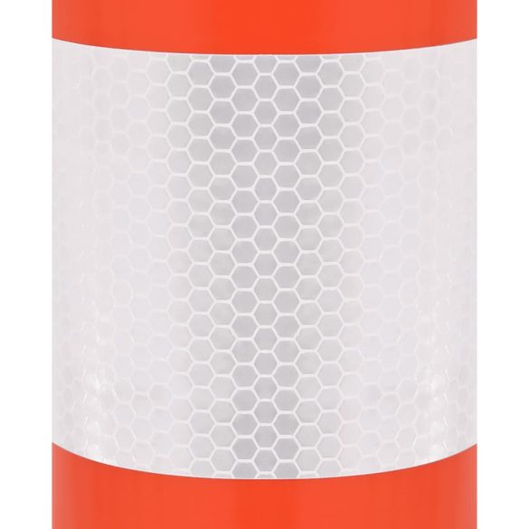 10 db polietilén forgalomterelő oszlop lánccal 75 cm