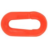 10 db polietilén forgalomterelő oszlop lánccal 75 cm