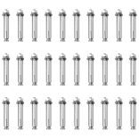 10 db polietilén forgalomterelő oszlop lánccal 75 cm