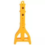 sárga és fekete összecsukható közlekedési akadály 250 x 38 x 96 cm