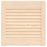 tömör fenyőfa lamellás szekrényajtó 39,5 x 39,4 cm