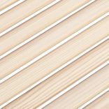 2 db tömör fenyőfa lamellás szekrényajtó 39,5 x 39,4 cm