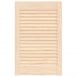 tömör fenyőfa lamellás szekrényajtó 61,5 x 39,4 cm