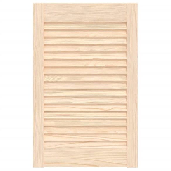 tömör fenyőfa lamellás szekrényajtó 61,5 x 39,4 cm