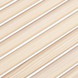 2 db tömör fenyőfa lamellás szekrényajtó 61,5 x 39,4 cm