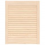 tömör fenyőfa lamellás szekrényajtó 61,5 x 49,4 cm